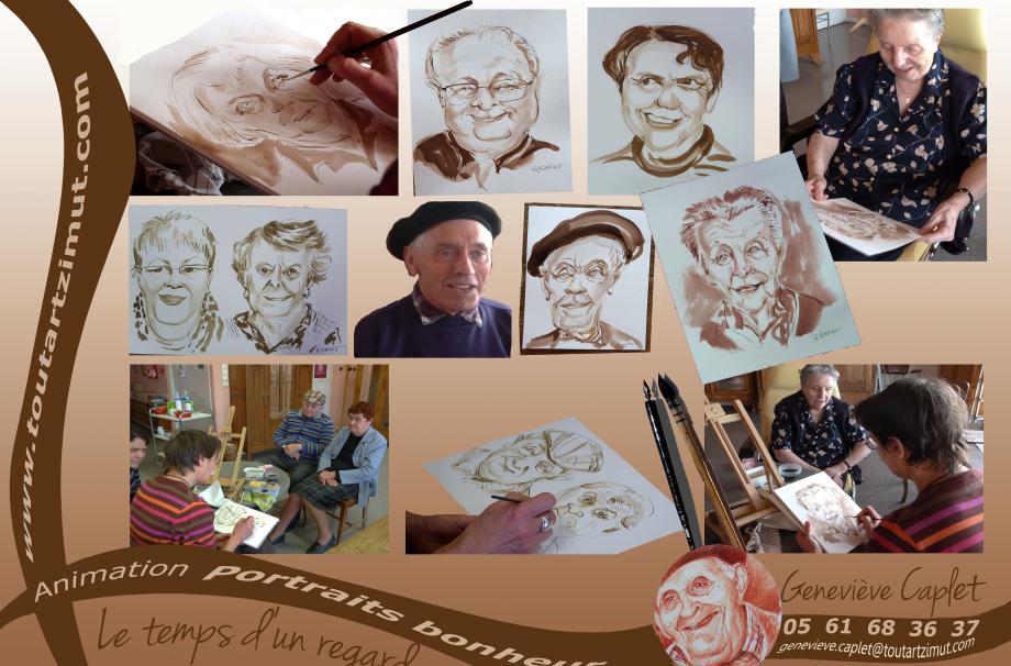 Portaits Bonheur en Maison de retraite